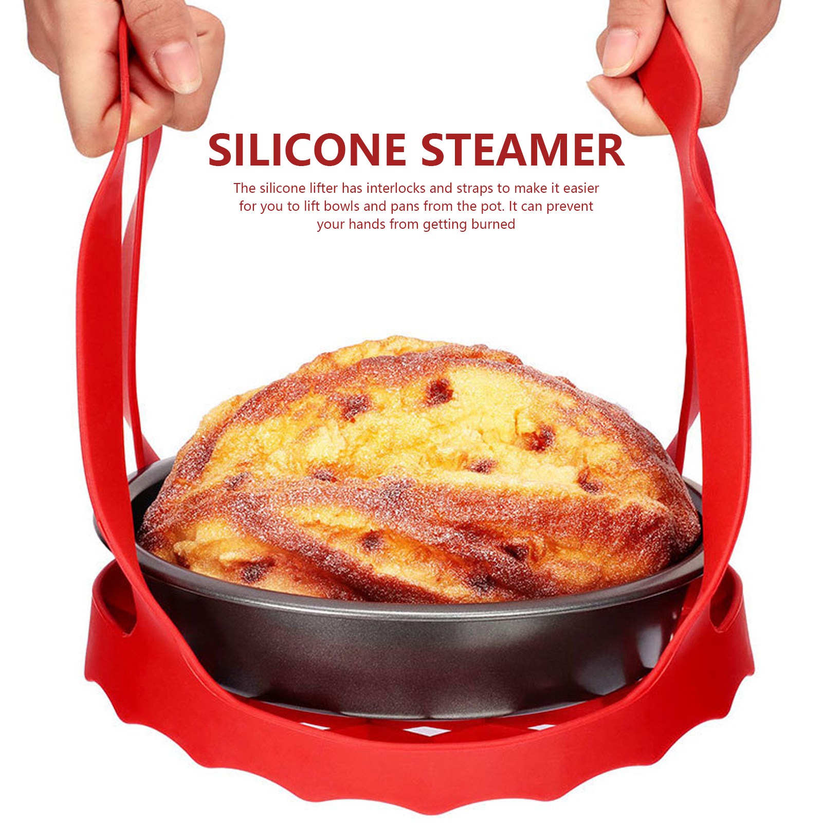 Silicone Steamer Basket - 4개 세트 실리콘 주방 도구 베이킹