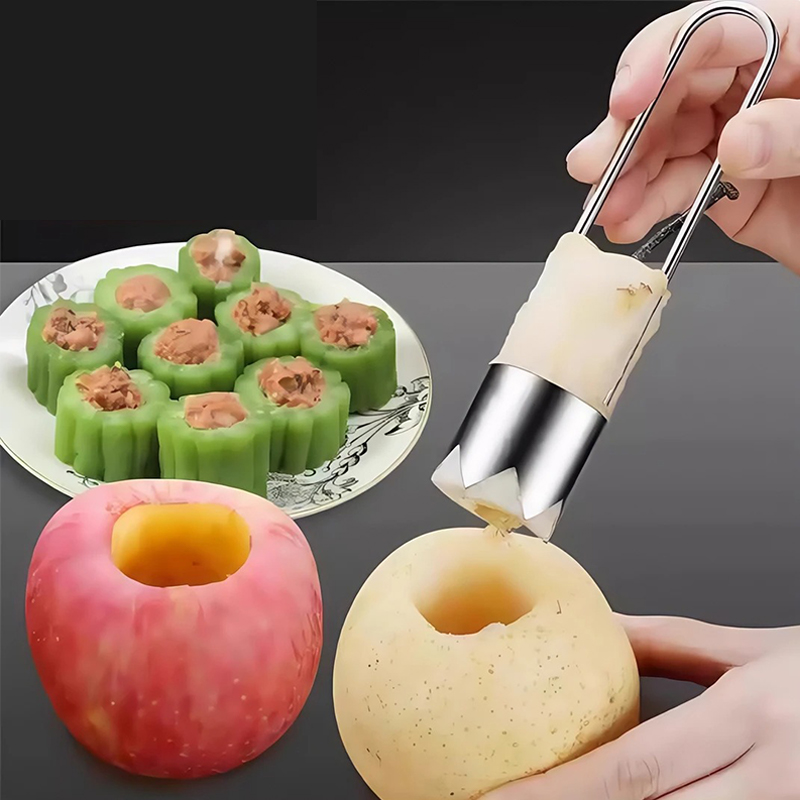Kitchen Gadgets Usa - 스테인레스 스틸 과일 코어 리무버 사과