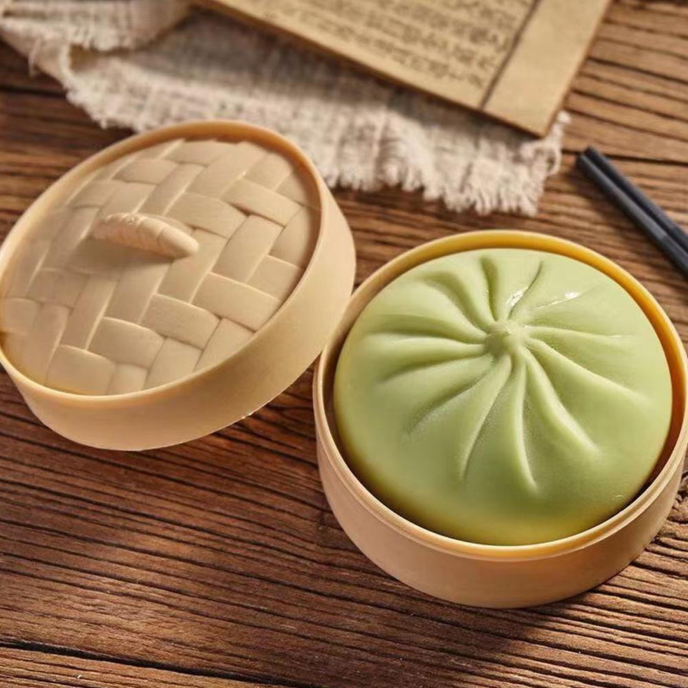 Silicone Steamer Basket - 6cm 작은 찜기 바구니가 있는 만두