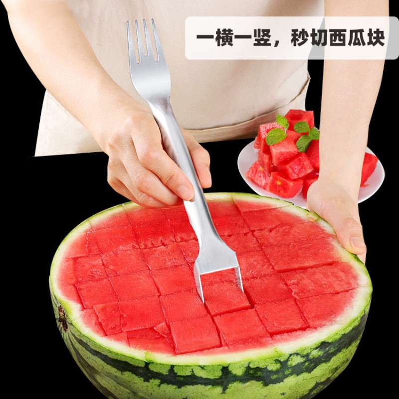 Watermelon Slicer Cutter - 스테인리스 스틸 수박 커터, 멋진 커팅