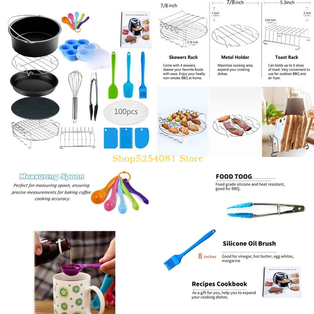 Silicone Steamer Basket - 액세서리용 AXYC 17개 압력솥 액세서리 세트