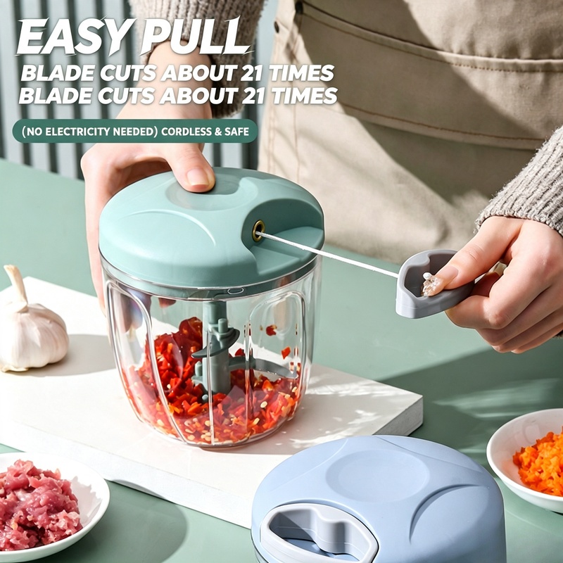 Kitchen Gadgets Under 500 - 500 900ML 수동 회전식 고기 분쇄기