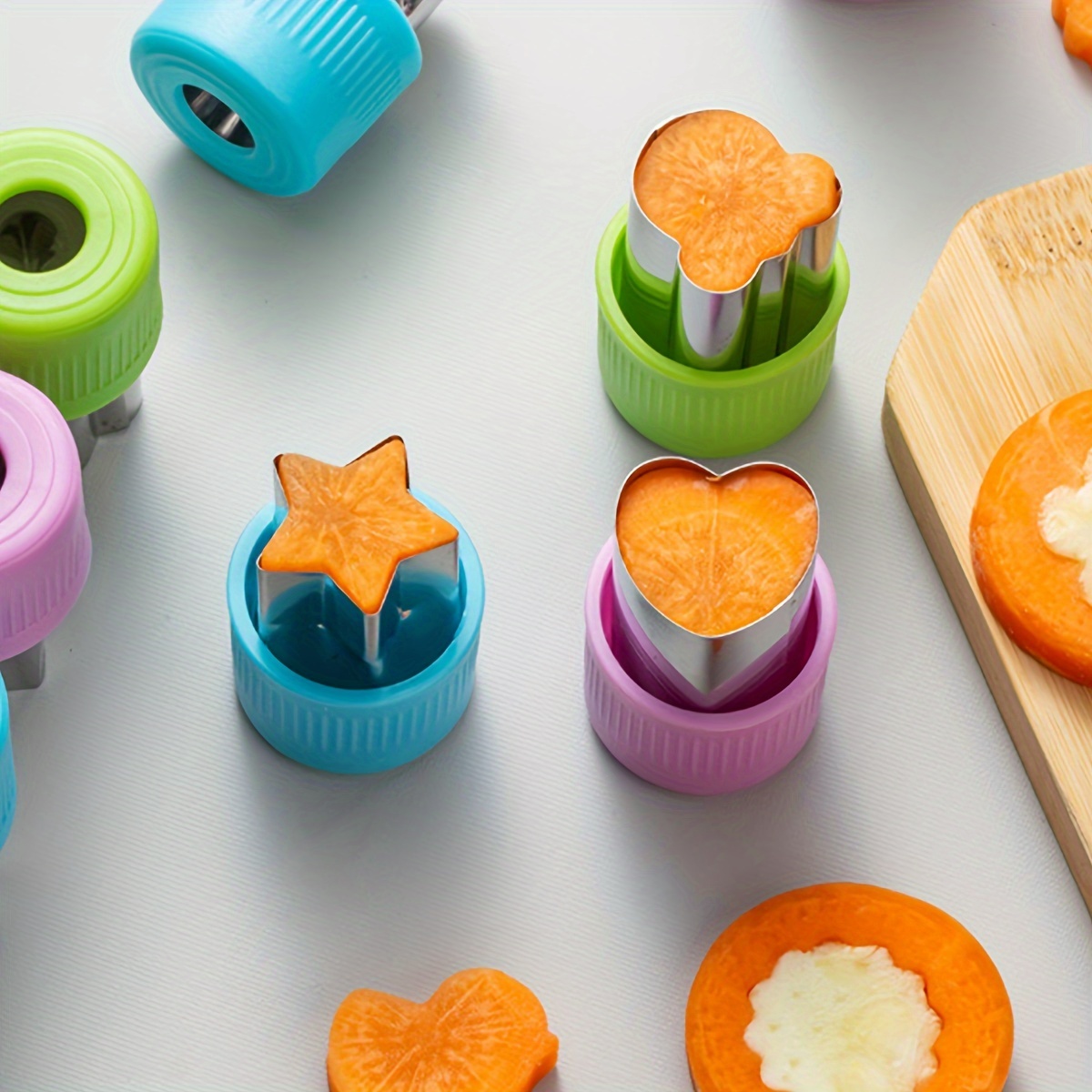 Vegetable Kitchen Gadgets - 스타 하트 모양 야채 커터 플라스틱