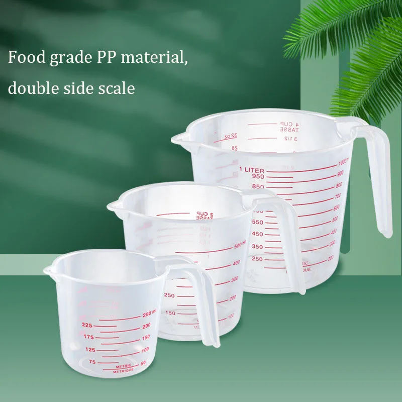 Kitchen Gadgets Under 500 - 250/500/1000ML 계량컵 실리콘 계량컵 및 스푼