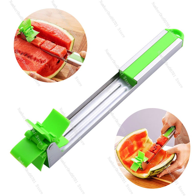 Watermelon Slicer Cutter - 수박 커터 풍차 디자인 가정용 스테인리스