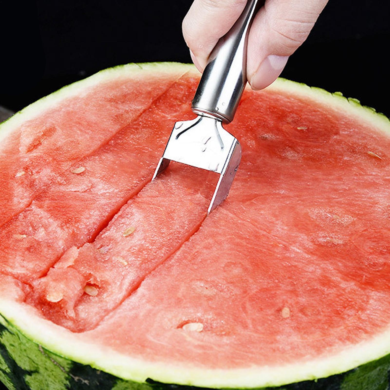 수박 슬라이서 커터 도구 이중 헤드 주방 도구 스테인레 - Watermelon Slicer Cutter 리뷰 및 가격
