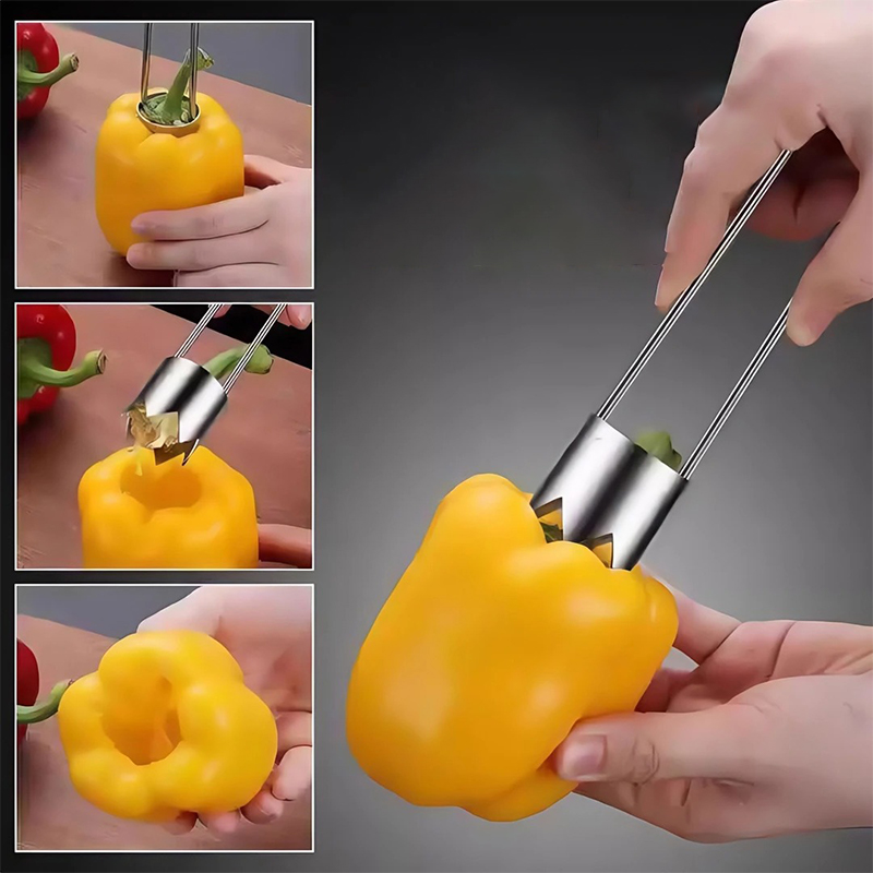 스테인레스 스틸 과일 코어 리무버 사과 배 피망 피터  - Kitchen Gadgets Usa 리뷰 및 가격