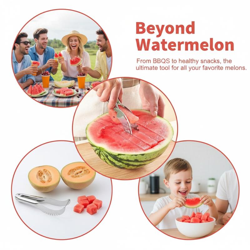 스테인리스 스틸 풍차 모양 수박 커터, 샐러드 과일 슬 - Watermelon Slicer Cutter 리뷰 및 가격