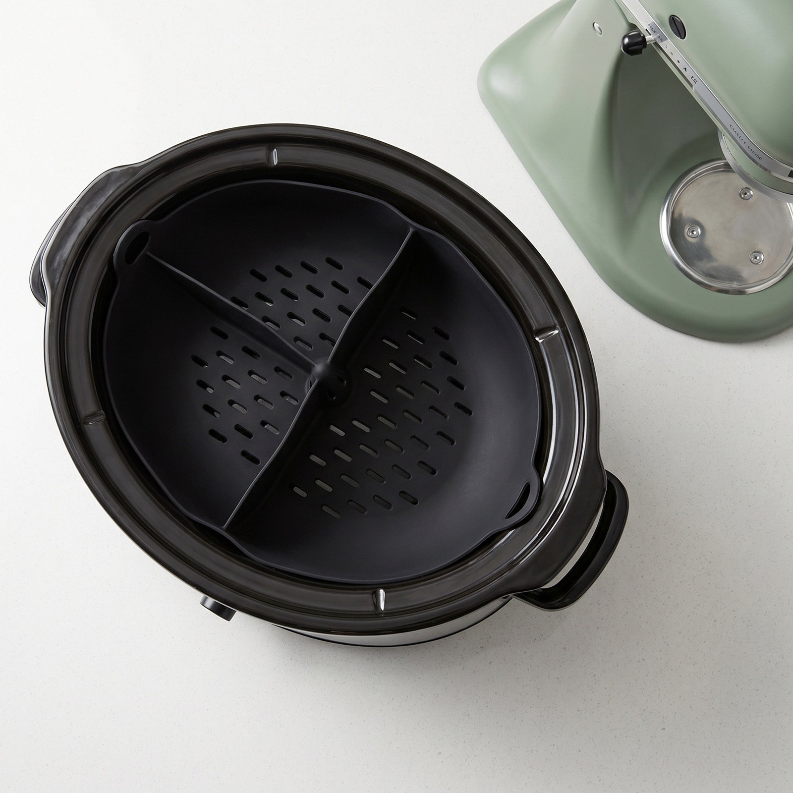 분리형 실리콘 찜기 바구니 - 스팀 냄비 및 밥솥용,  - Silicone Steamer Basket 리뷰 및 가격