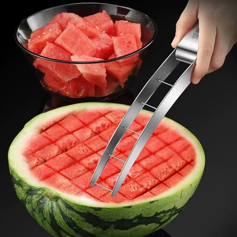 304 스테인레스 스틸 수박 칼, 가정용 과일 파기 공 - Watermelon Slicer Cutter 리뷰 및 가격