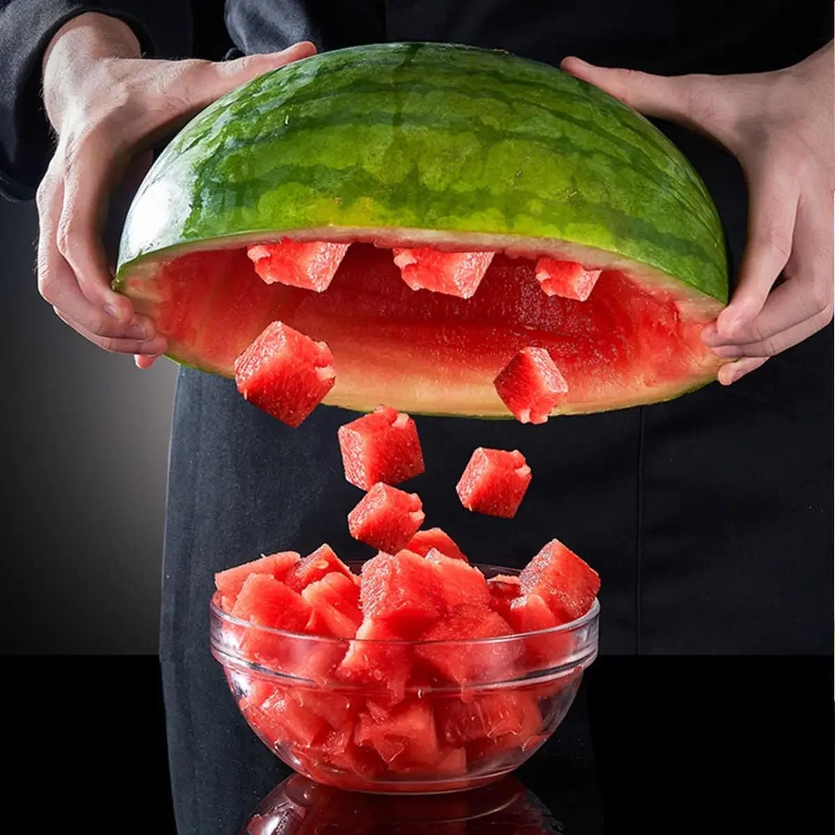 304 스테인레스 스틸 수박 칼, 가정용 과일 파기 공 - Watermelon Slicer Cutter 리뷰 및 가격