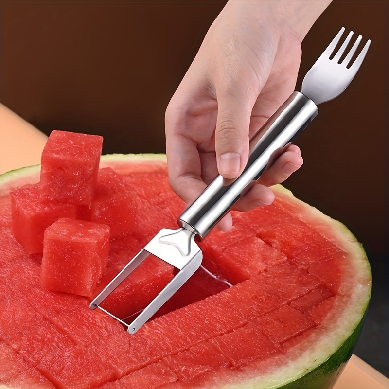 스테인리스 스틸 수박 슬라이서, 수박 커터 및 포크 겸 - Watermelon Slicer Cutter 리뷰 및 가격