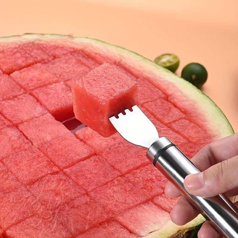 스테인리스 스틸 수박 슬라이서, 수박 커터 및 포크 겸 - Watermelon Slicer Cutter 리뷰 및 가격