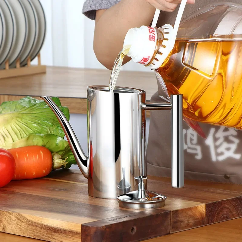 스테인리스 스틸 올리브 오일 병, 식초 주스 디펜서 조 - Kitchen Gadgets Under 500 리뷰 및 가격