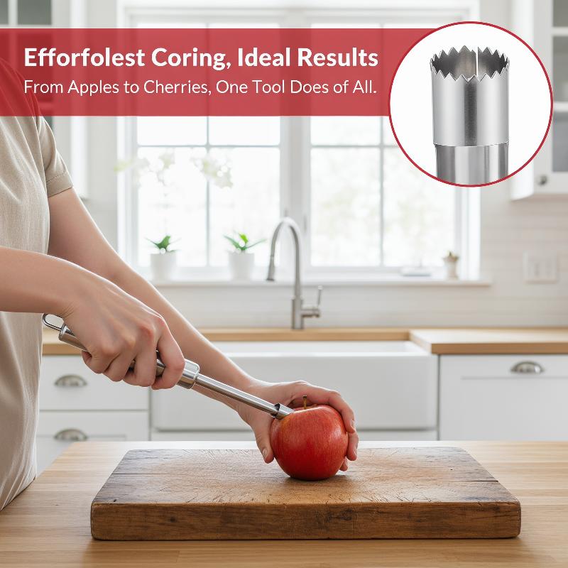 4pcs 과일 코어 제거기 커터 주방 도구 스테인레스  - Kitchen Gadgets Usa 리뷰 및 가격