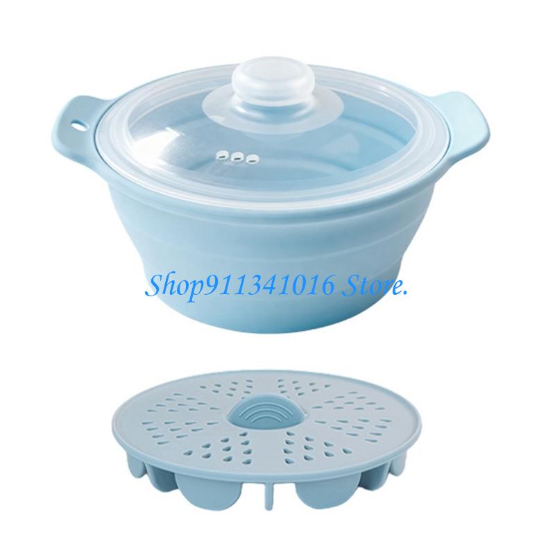 쉽고 건강한 식사 준비를 위한 덮개 및 손잡이 바구니가 - Silicone Steamer Basket 리뷰 및 가격