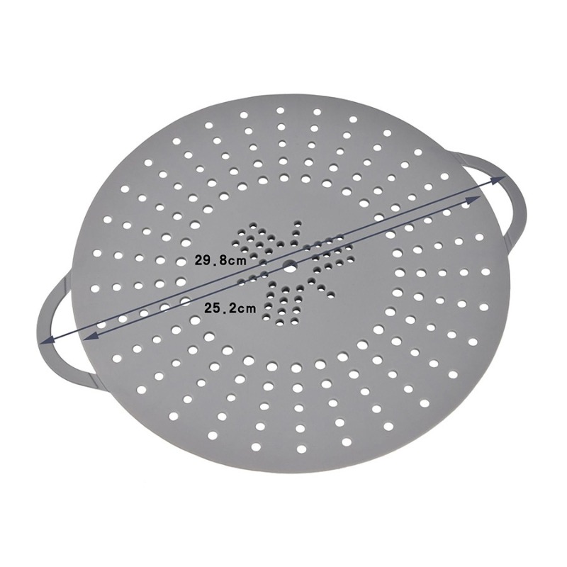 음식 요리를위한 30cm 실리콘 기선 내구성있는 손잡이 - Silicone Steamer Basket 리뷰 및 가격