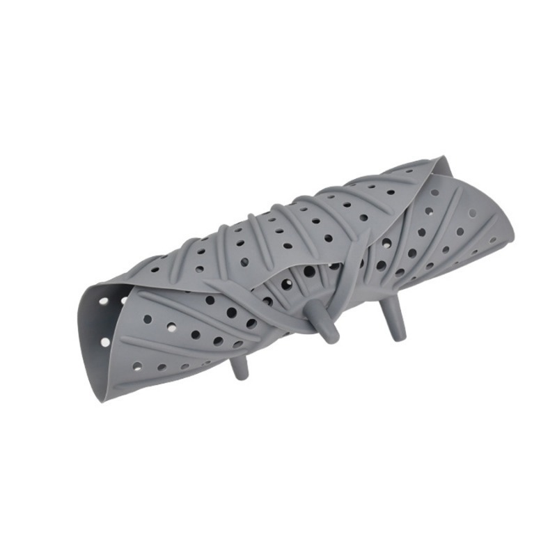 음식 요리를위한 30cm 실리콘 기선 내구성있는 손잡이 - Silicone Steamer Basket 리뷰 및 가격