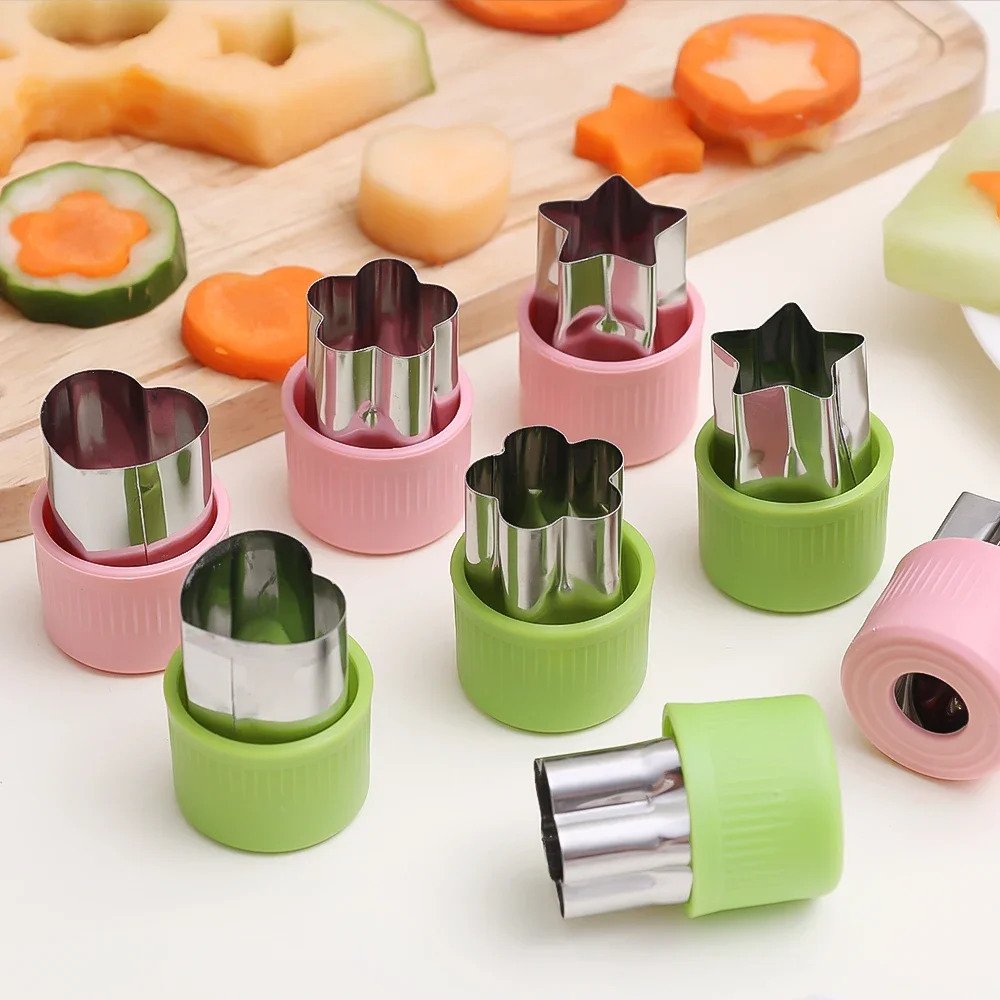 스타 하트 모양 야채 커터 플라스틱 손잡이 3Pcs 휴 - Vegetable Kitchen Gadgets 리뷰 및 가격
