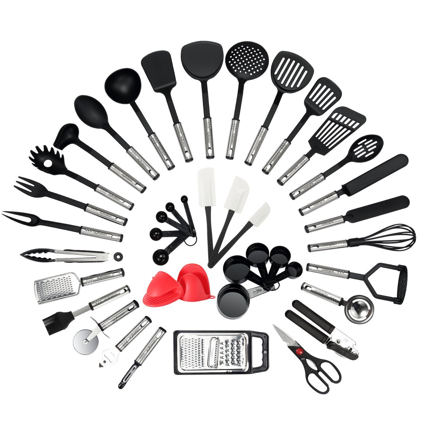 핫세일 42종 논스틱 내열 나일론 스테인리스 스틸 주방 - Kitchen Gadgets Usa 리뷰 및 가격
