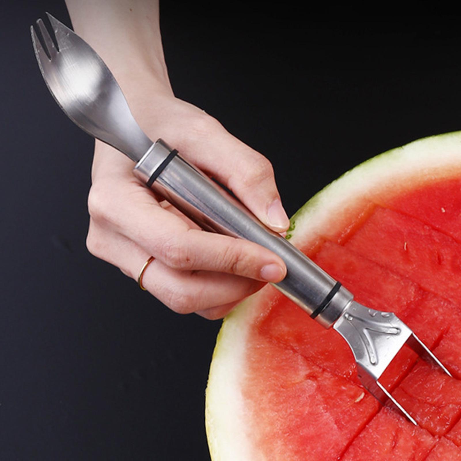 수박 슬라이서 커터 도구 2-in-1 포크 슬라이서 과 - Watermelon Slicer Cutter 리뷰 및 가격