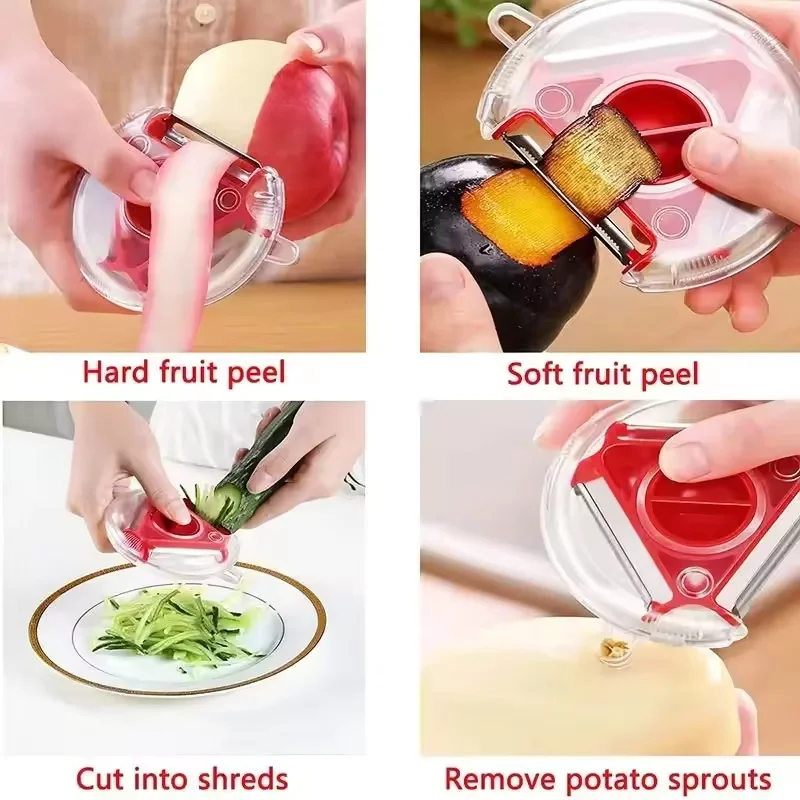 1PC 트리오 필러 세트 야채 필러 슬라이서 슈레더 다 - Vegetable Kitchen Gadgets 리뷰 및 가격