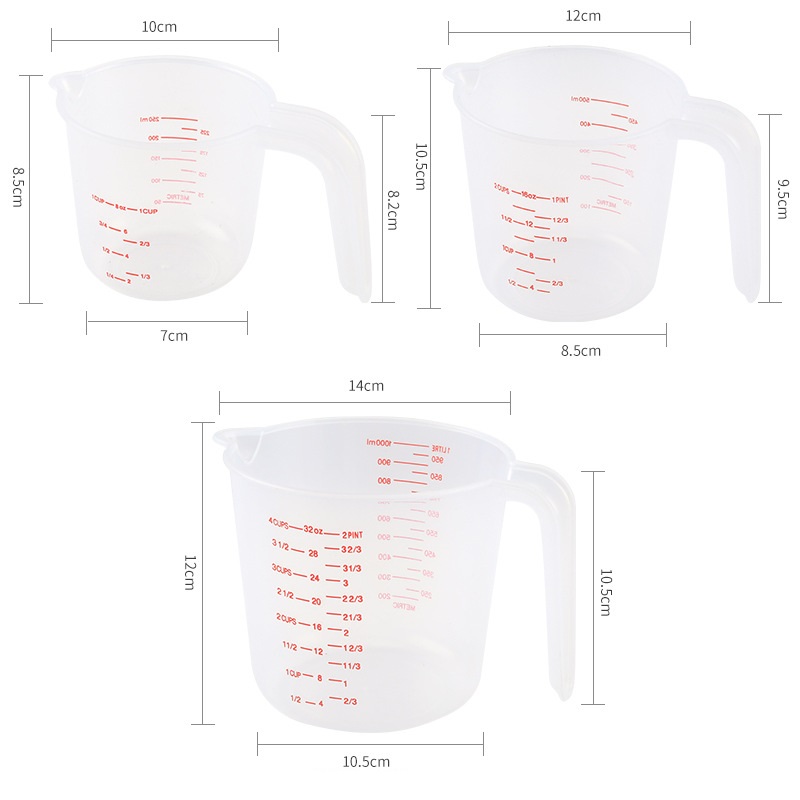 250/500/1000ML Easuring 컵 측정 컵 - Kitchen Gadgets Under 500 리뷰 및 가격