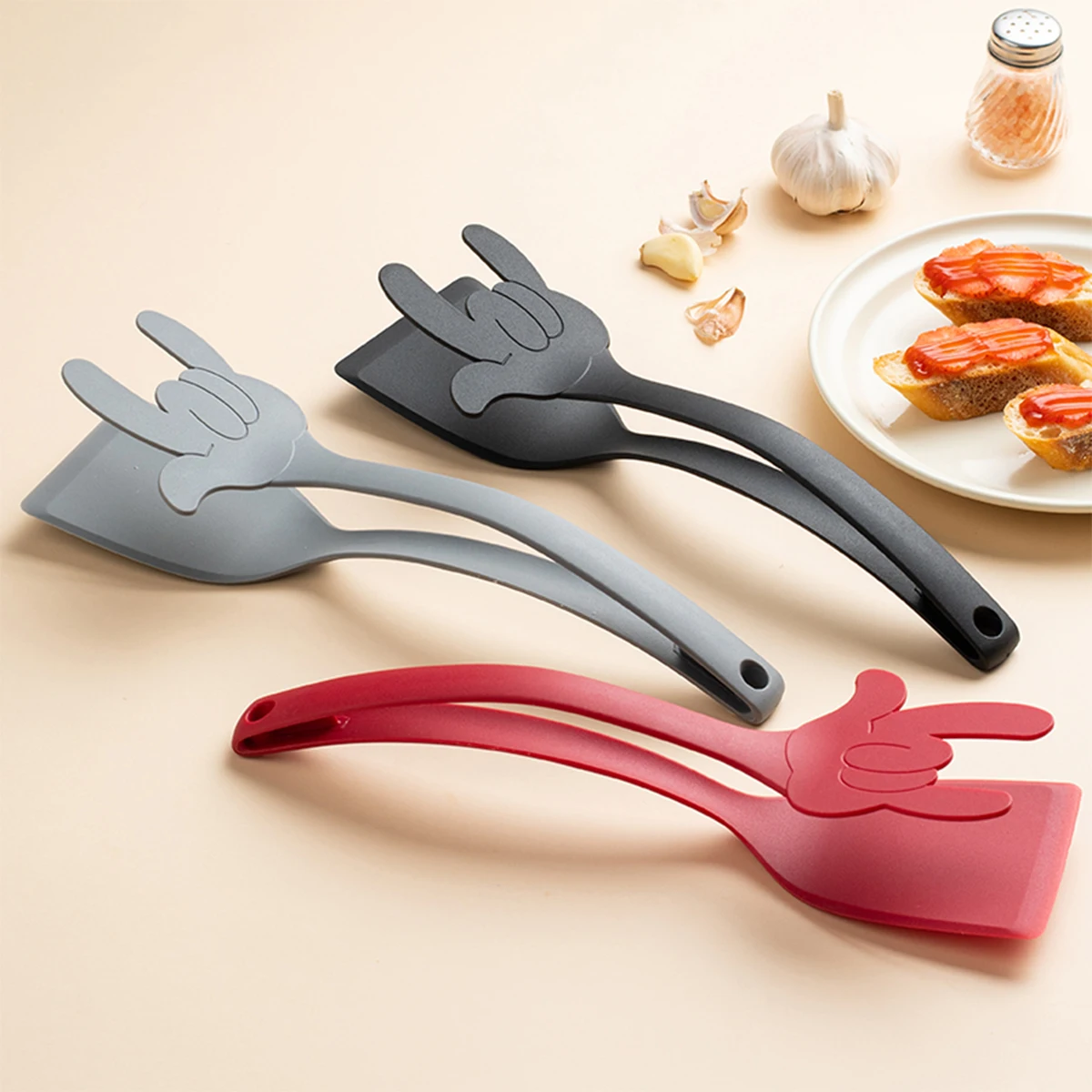 삽 클립 실리콘 그립 플립 집게, 계란 스테이크 뒤집개 - Kitchen Gadgets Under 100 리뷰 및 가격