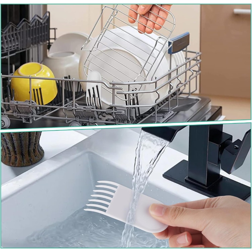 2Pcs 야채 다지기용 청소 브러쉬 도구 다목적 흰색  - Vegetable Kitchen Gadgets 리뷰 및 가격