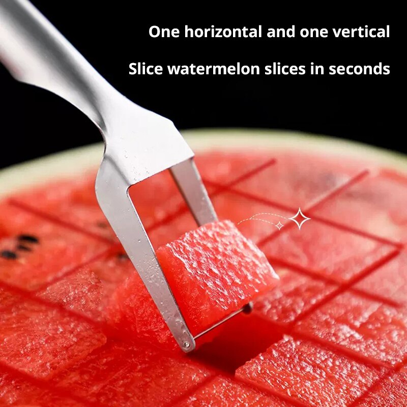 다용도 휴대용 2in1 수박 포크 슬라이서 수박 슬라이 - Watermelon Slicer Cutter 리뷰 및 가격